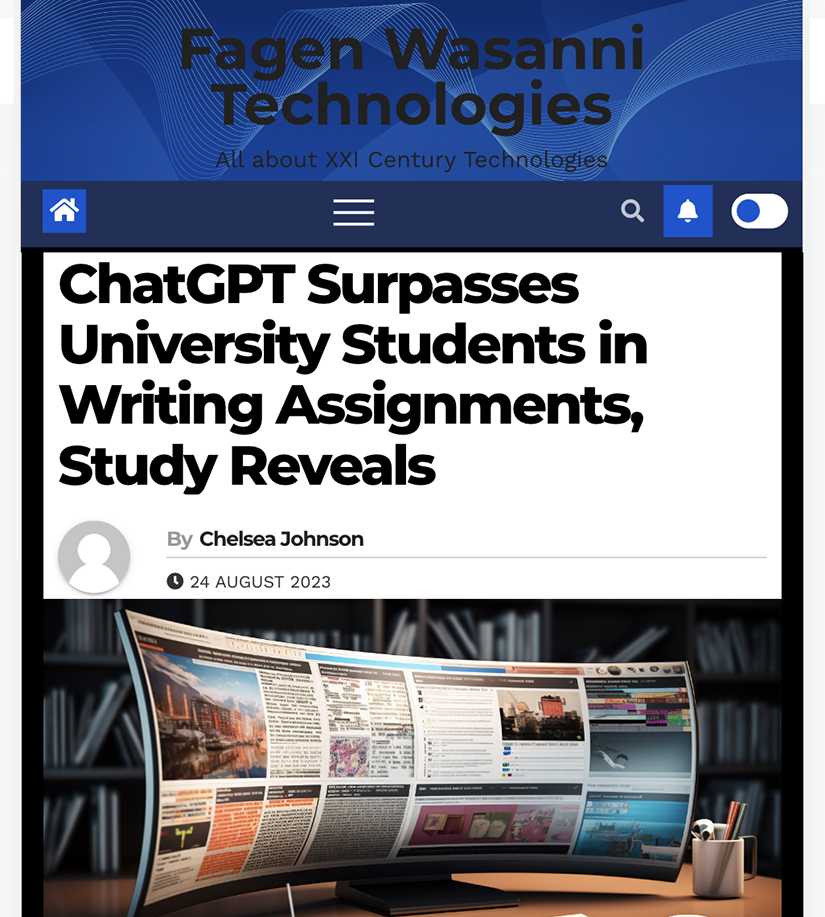 Fagen Wasanni - ChatGPT surpasses university students